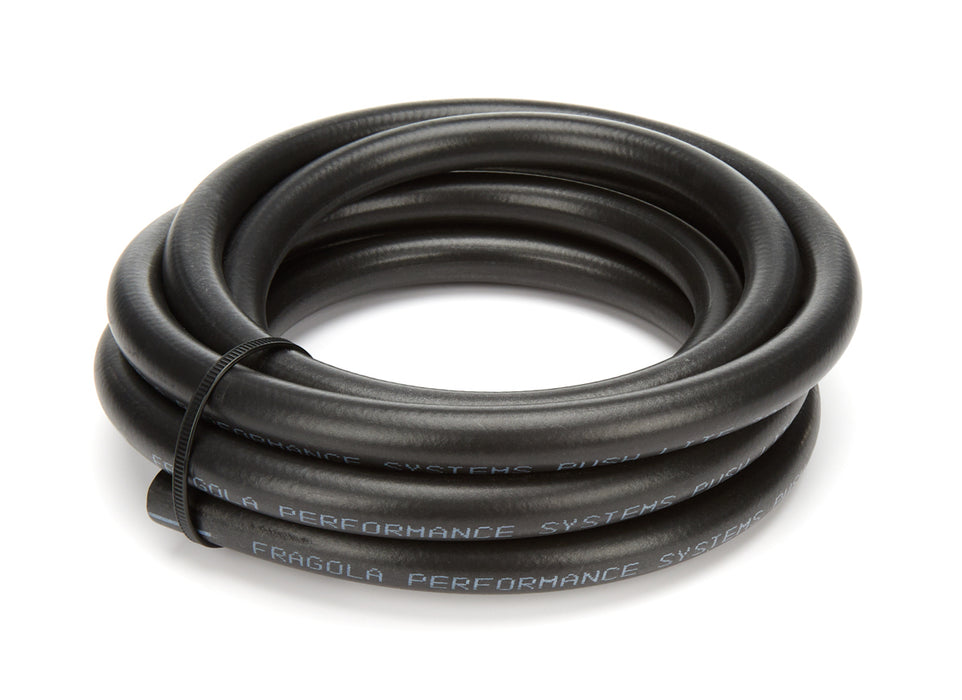 FRAGOLA 831004 #4 Push-Lite  Hose 10ft Hi-Temp - Black