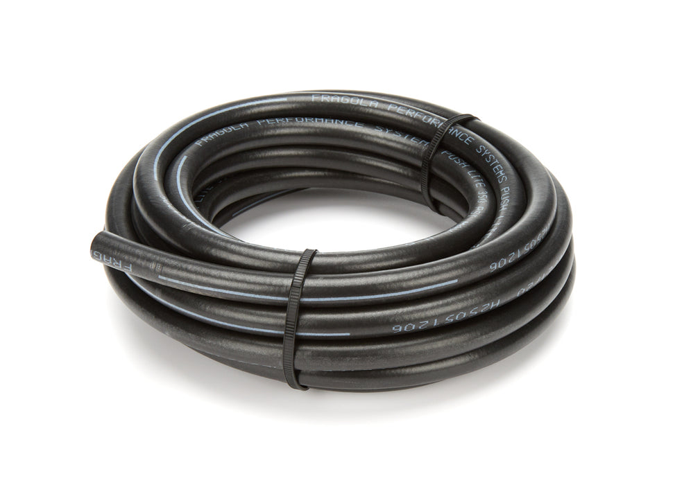FRAGOLA 832004 #4 Push-Lite  Hose 20ft Hi-Temp - Black