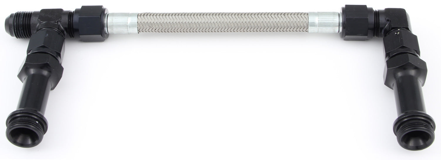 FRAGOLA 920023-BL #8 Pro Stock Fuel Line Kit 4150 Black