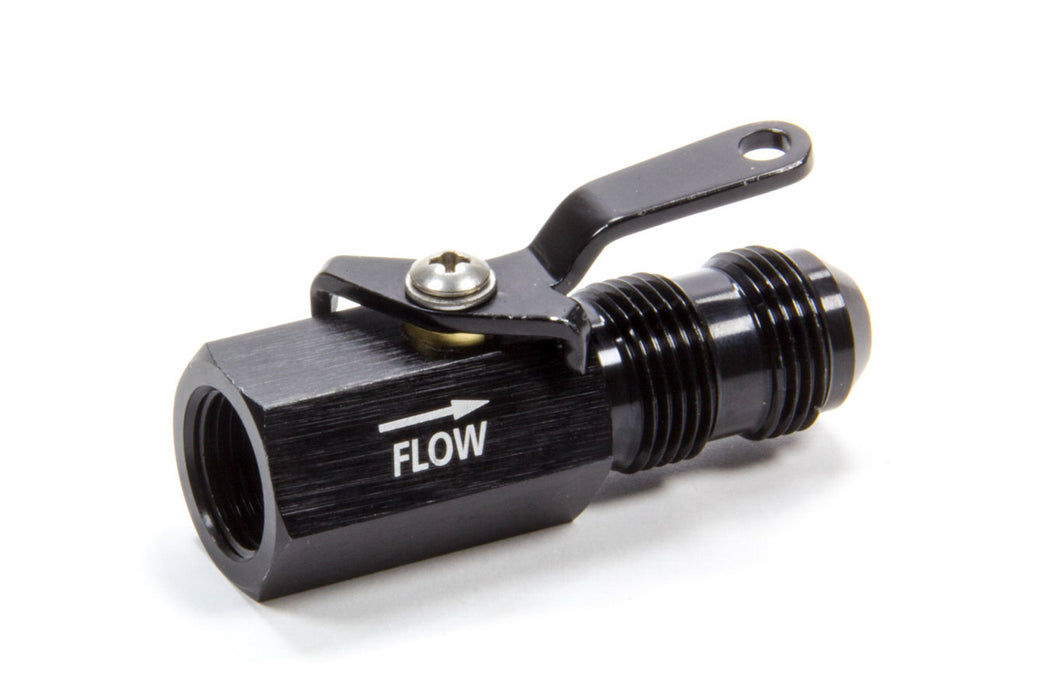FRAGOLA 961008-BL #8 Shut off Valve Black Female Inlet/Male Outlet