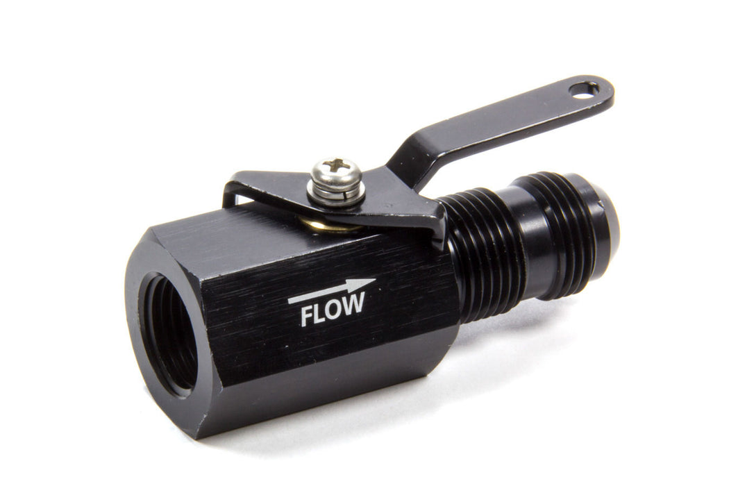 FRAGOLA 961010-BL #10 Shut off Valve Black Female Inlet/Male Outlet