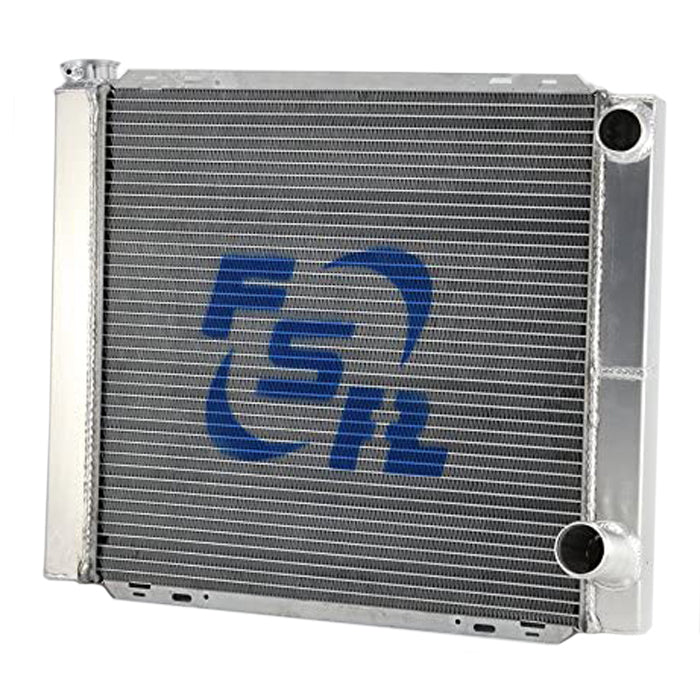 FSR RACING 2619D2-20 Radiator Chevy Double Pass 26in x 19in 20an