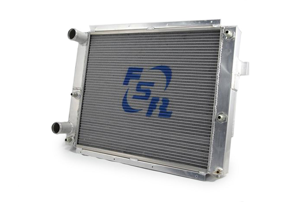 FSR RACING 2719D2-16 Radiator Chevy Double Pass 27.5in x 19in -16an