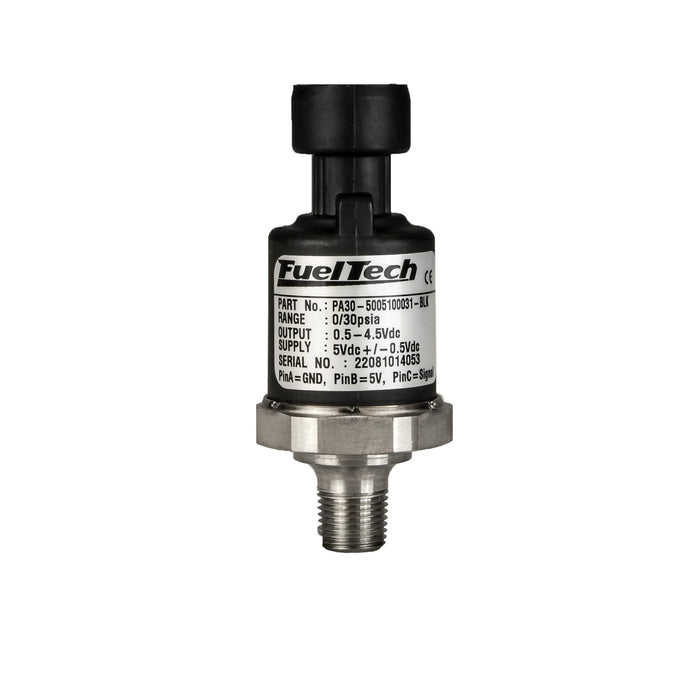 FUELTECH USA 5005100031-BLK Pan Vacuum Sensor (Black Series)