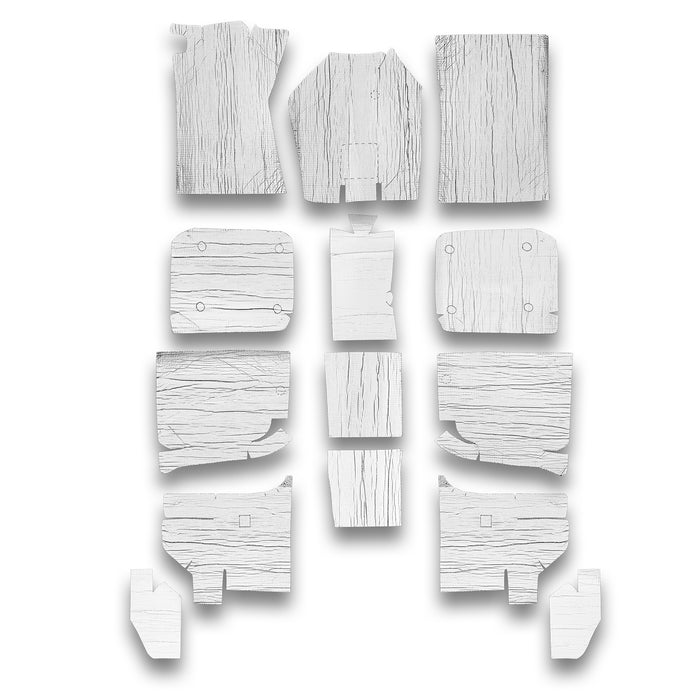 FLATLINE BARRIERS TABZ6002 64-68 Ford Mustang Coupe Floor Insulation Kit
