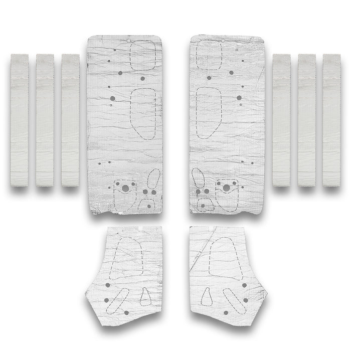 FLATLINE BARRIERS TABZ6009 69-70 Ford Mustang Coupe Door Insulation Kit