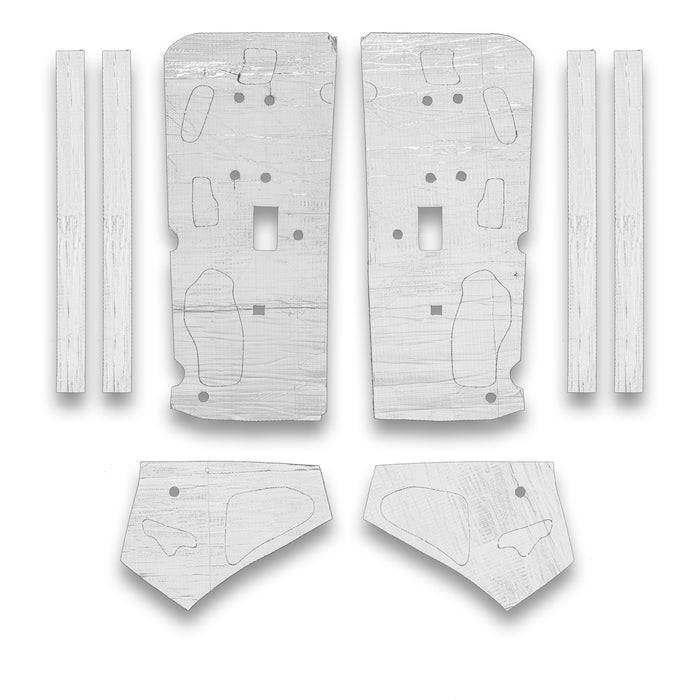 FLATLINE BARRIERS TABZ6014 71-73 Ford Mustang Coupe Door Insulation Kit