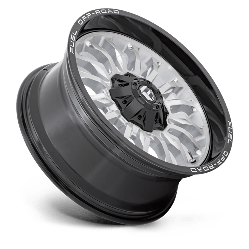 Fuel 1PC D79820001747 D798 20X10 8X170 SLVR-BRSH BLK-LP -18MM - Truck Part Superstore
