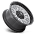 Fuel 1PC D79820001747 D798 20X10 8X170 SLVR-BRSH BLK-LP -18MM - Truck Part Superstore
