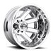 Fuel 1PC D53620829325 D536 20X8.25 8X210 CHR-PLATED -195MM - Truck Part Superstore