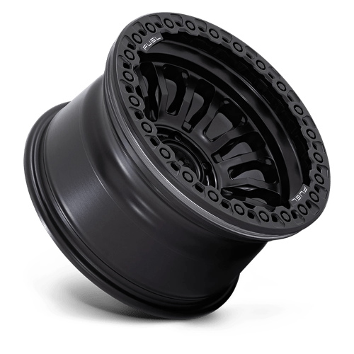 Fuel 1PC FC125MX17906838N D125 17X9 6X5.5 BLK-OUT -38MM - Truck Part Superstore