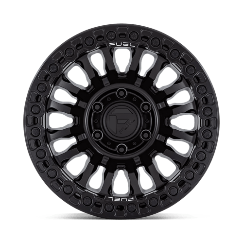 Fuel 1PC FC125MX17906838N D125 17X9 6X5.5 BLK-OUT -38MM - Truck Part Superstore