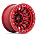 Fuel 1PC FC125QX17906838N D125 17X9 6X5.5 C-RED -38MM - Truck Part Superstore