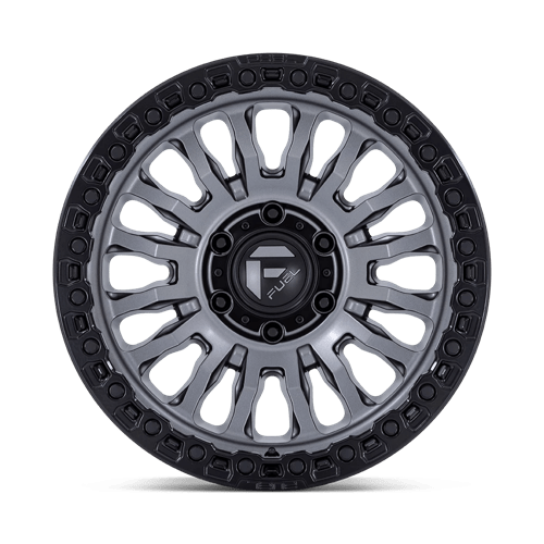 Fuel 1PC FC857AB17905012N D857 17X9 5X5.0 M-GNMTL BLK -12MM - Truck Part Superstore