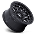 Fuel 1PC FC857BE17908012N D857 17X9 8X6.5 G-BLK MILL -12MM - Truck Part Superstore