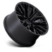 Fuel 1PC D84720008947 D847 20X10 6X135 BLK-OUT -18MM - Truck Part Superstore