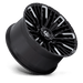 Fuel 1PC D84920001847 D849 20X10 8X180 G-BLK-MILL -18MM - Truck Part Superstore