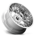Fuel 1PC D74020829225 D740 20X8.25 8X200 CHR-PLATED -176MM - Truck Part Superstore