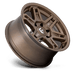 Fuel 1PC D83717908435 D837 17X9 6X5.5 MT-BRNZ -38MM - Truck Part Superstore