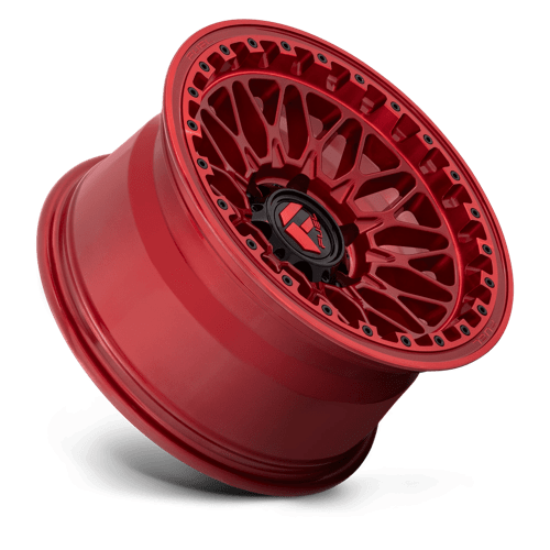 Fuel 1PC D75817908445 D758 17X9 6X5.5 GL-RED -12MM - Truck Part Superstore