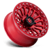 Fuel UTV FV125QX15704010 D125 15X7 4X110 C-RED 10MM - Truck Part Superstore