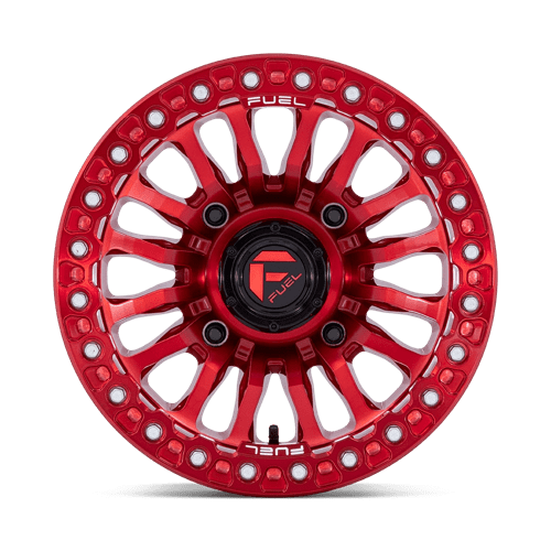Fuel UTV FV125QX15704810 D125 15X7 4X137 C-RED 10MM - Truck Part Superstore