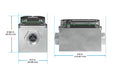 Turbine Flow Meter, Battery Powered Display, Aluminum Body for Solvents and Fuel - Truck Part Superstore