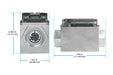 Turbine Flow Meter, Battery Powered Display, Aluminum Body for Solvents and Fuel - Truck Part Superstore