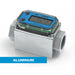 Turbine Flow Meter, Battery Powered Display, Aluminum Body for Solvents and Fuel - Truck Part Superstore