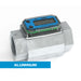 Turbine Flow Meter, Battery Powered Display, Aluminum Body for Solvents and Fuel - Truck Part Superstore