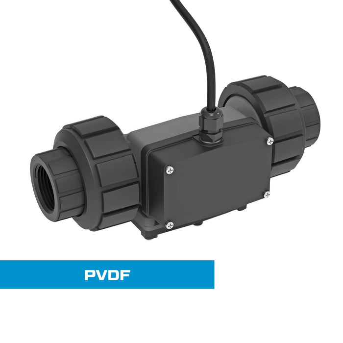 Turbine Flow Meter, PVDF Body for Harsh Chemicals - Truck Part Superstore