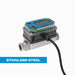 Turbine Flow Meter, Pulse Out, 4-20mA, Stainless Steel Body for Petro Chem, Water, and Solvents - Truck Part Superstore