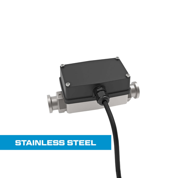 Turbine Flow Meter, Stainless Steel Body for Petro Chem, Water, and Solvents - Truck Part Superstore