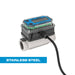 Turbine Flow Meter, Pulse Out, 4-20mA, Stainless Steel Body for Petro Chem, Water, and Solvents - Truck Part Superstore