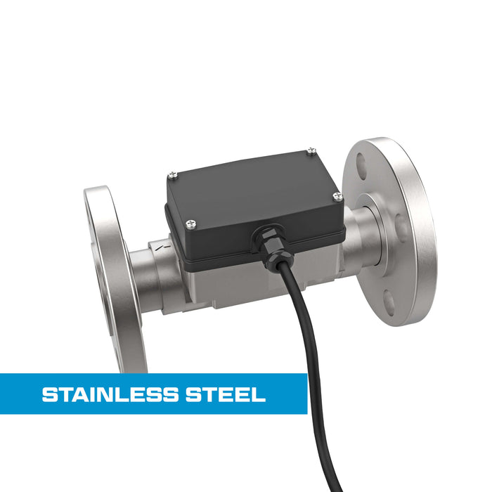 Turbine Flow Meter, Stainless Steel Body for Petro Chem, Water, and Solvents - Truck Part Superstore