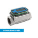 Turbine Flow Meter, Battery Powered Display, Stainless Steel Body for Petro Chem, Fuel, Water, and Solvents - Truck Part Superstore