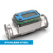 Turbine Flow Meter, Battery Powered Display, Stainless Steel Body for Petro Chem, Fuel, Water, and Solvents - Truck Part Superstore