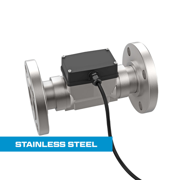 Turbine Flow Meter, Stainless Steel Body for Petro Chem, Water, and Solvents - Truck Part Superstore