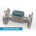 Turbine Flow Meter, Battery Powered Display, Stainless Steel Body for Petro Chem, Fuel, Water, and Solvents - Truck Part Superstore