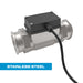 Turbine Flow Meter, Stainless Steel Body for Petro Chem, Water, and Solvents - Truck Part Superstore