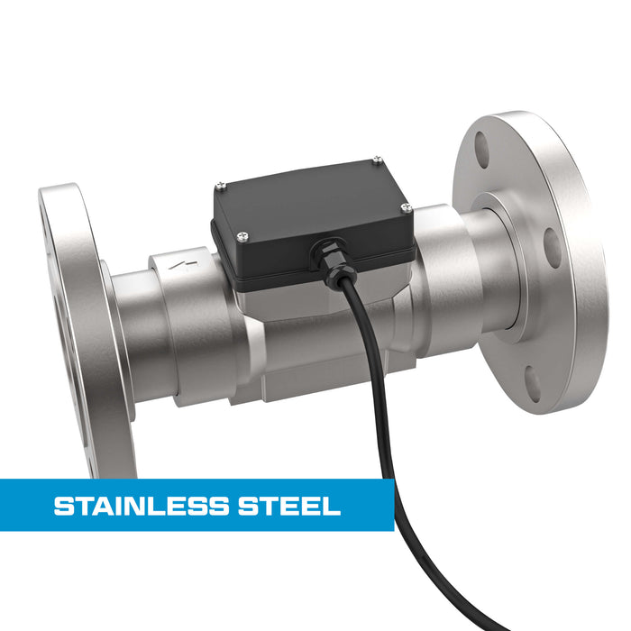 Turbine Flow Meter, Stainless Steel Body for Petro Chem, Water, and Solvents - Truck Part Superstore