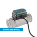 Turbine Flow Meter, Pulse Out, 4-20mA, Stainless Steel Body for Petro Chem, Water, and Solvents - Truck Part Superstore