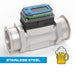 Turbine, High-Temp Brew Meter, Battery-Powered Display, Tri-Clamp Fittings - Truck Part Superstore
