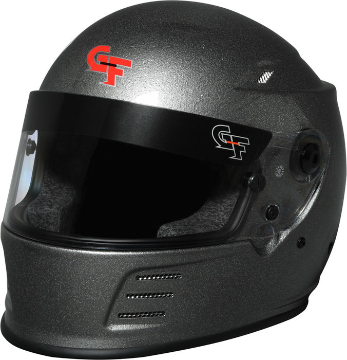 G-FORCE 13004XLGSV Helmet Revo Flash X- Large Silver SA2020