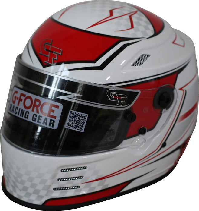 G-FORCE 13005XLGRD HELMET REVO GRAPHICS XLG RED SA2020