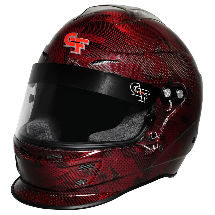 G-FORCE 16005MEDRD Helmet Nova Fusion Medium Red SA2020