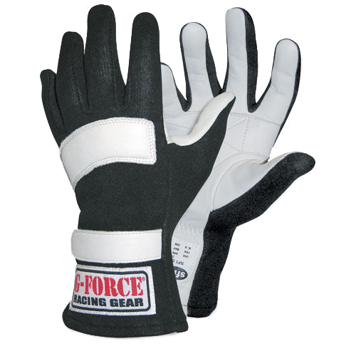 G-FORCE 4101XXLBK GF5 Racing Gloves XX- Large Black