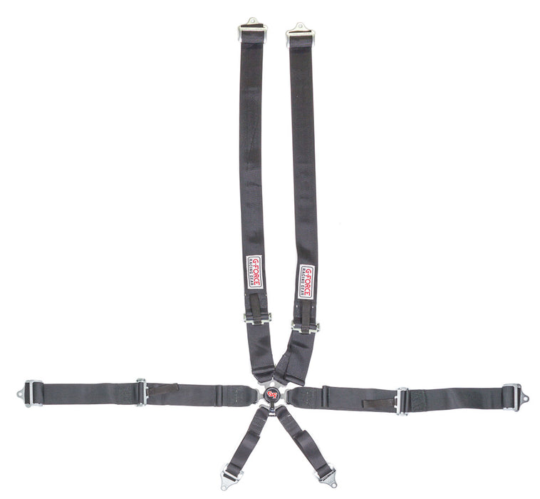 G-FORCE 7101BK Harness Camlock Black 6pt