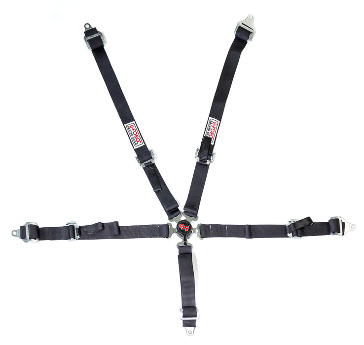 G-FORCE 7460BK Harness Camlock Junior Black 5-pt