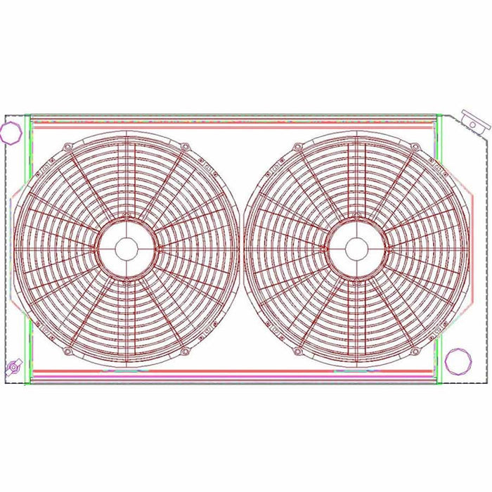 GRIFFIN CU00008 Radiator Combo Unit GM A & G Body
